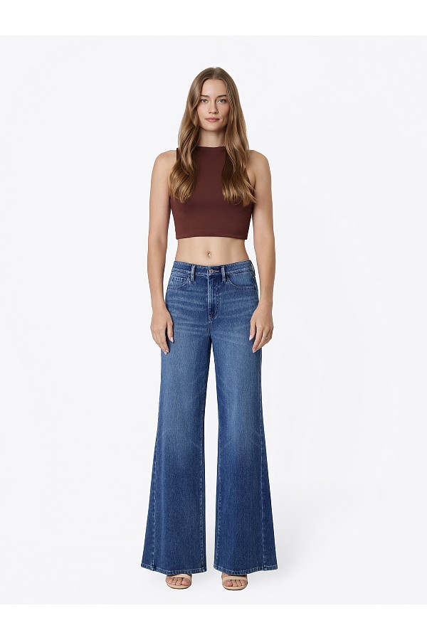 Super High Rise Spliced Vintage Fla...