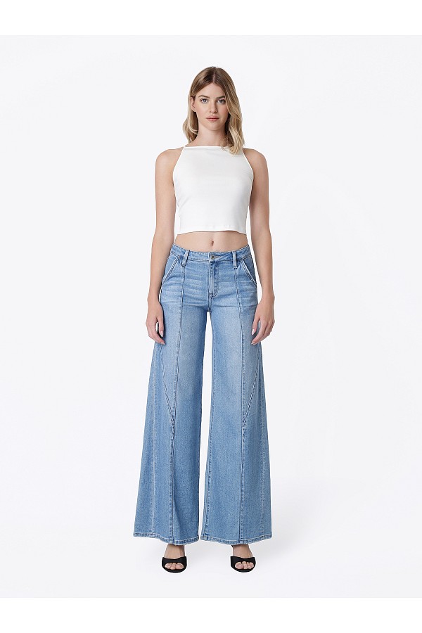 High Rise Forward Front Seamed Extr...